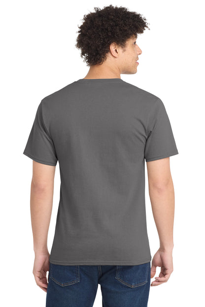 Medium Grey Port & Company Tall Essential Tee. PC61T