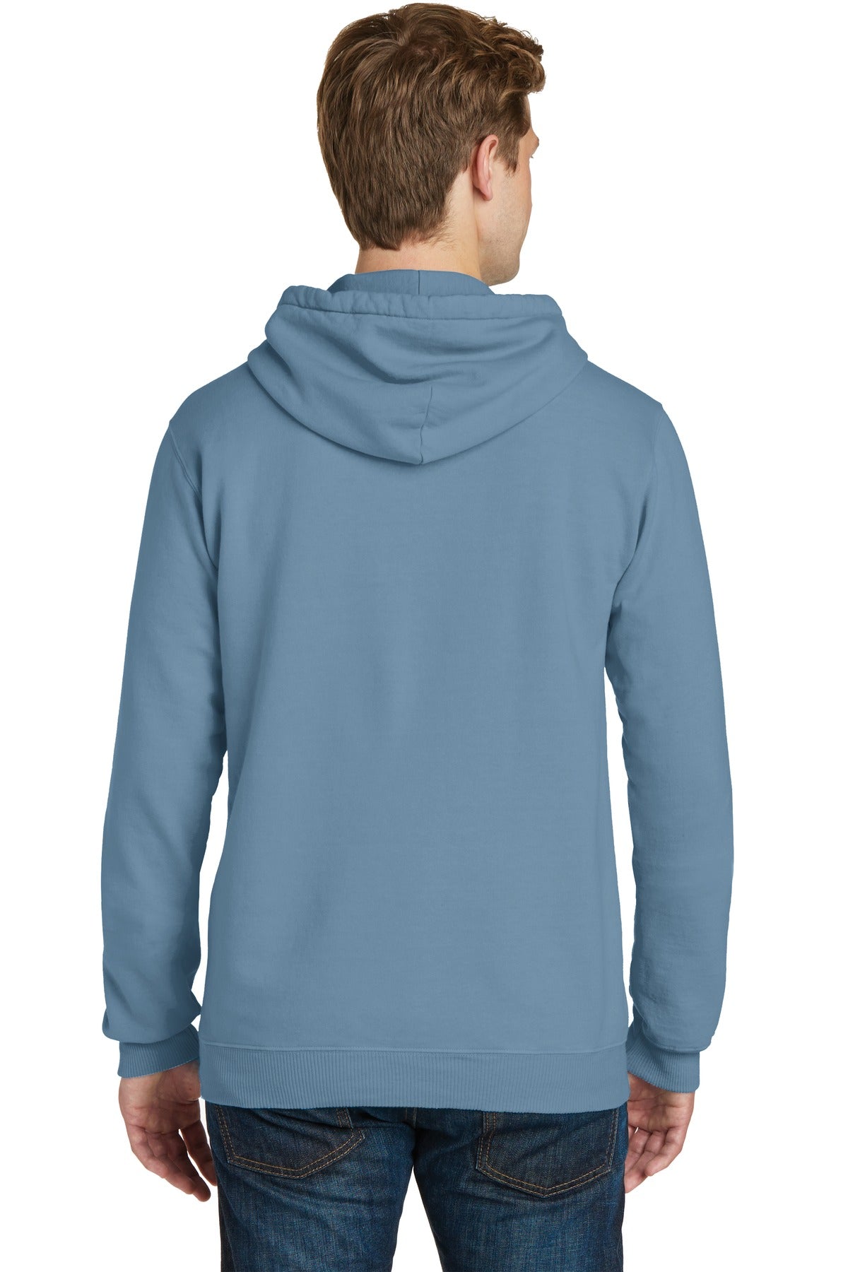 Mist Port & Company Beach Wash Garment-Dyed Pullover Hooded Sweatshirt. PC098H