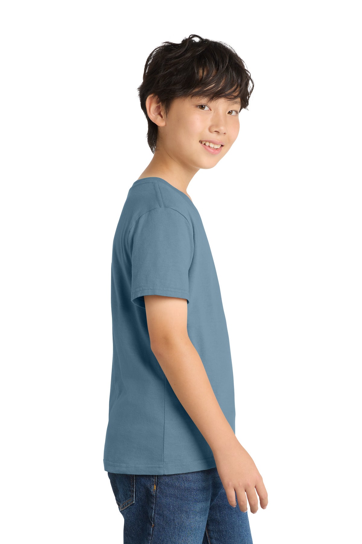 Mist Port & Company Youth Beach Wash Garment-Dyed Tee. PC099Y