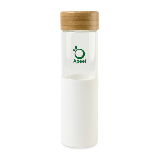 White Aviana™ Journey Glass Bottle - 20 Oz