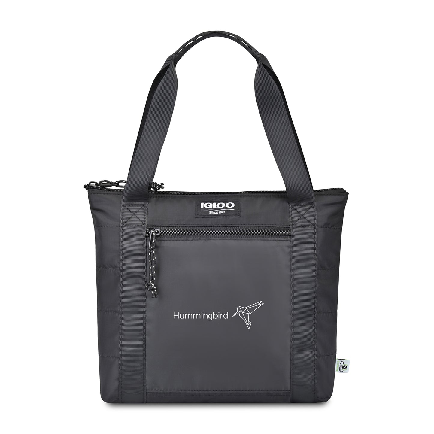 Black Igloo® Packable Puffer 10-Can Cooler Bag