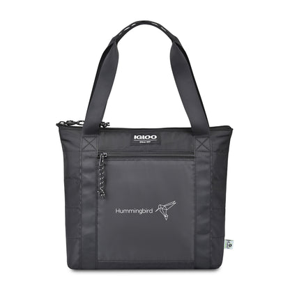 Black Igloo® Packable Puffer 10-Can Cooler Bag