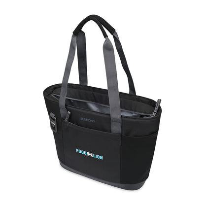 Black Igloo® Day Chiller Tote 20 Can Soft Cooler
