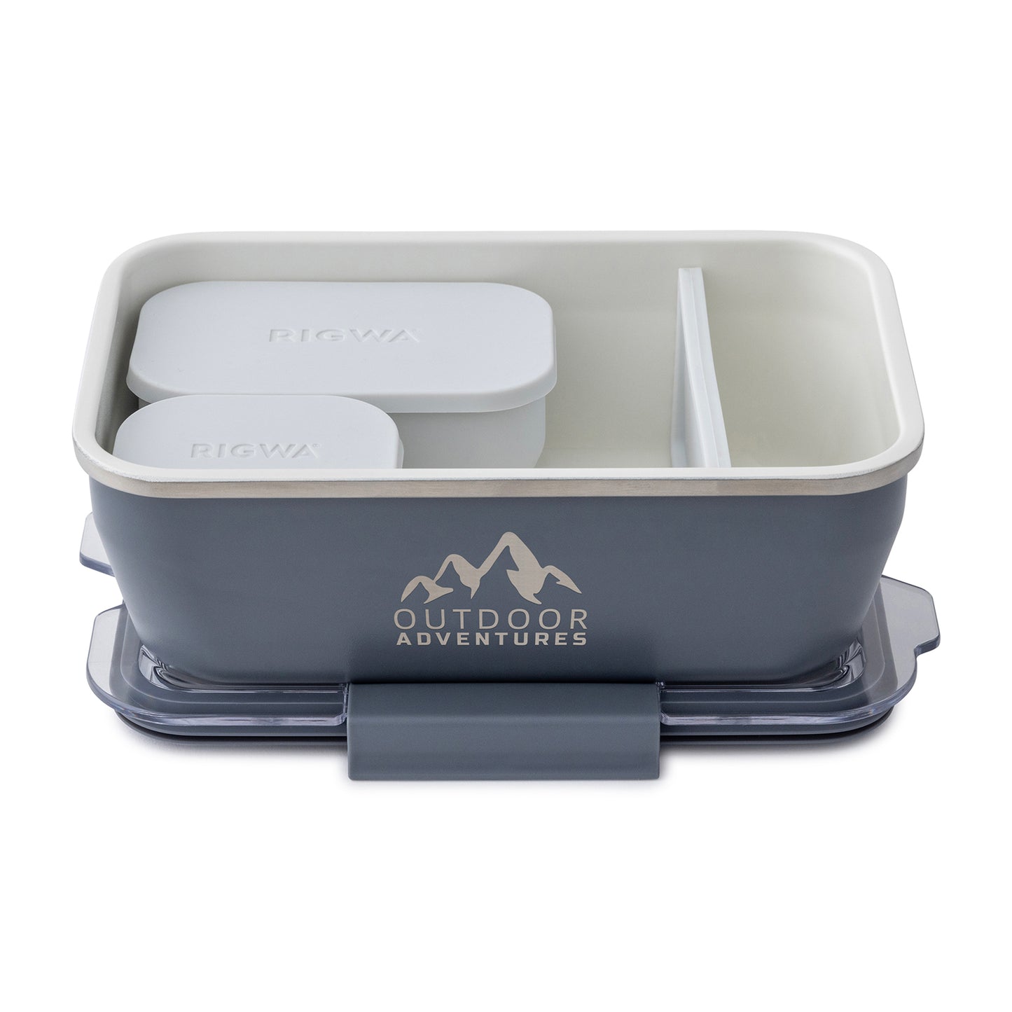 Slate RIGWA® Travel Bento Box 8x5