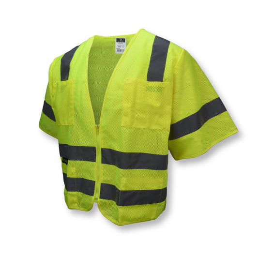 SV83 Standard Type R Class 3 Mesh Safety Vest - Green - Size XL