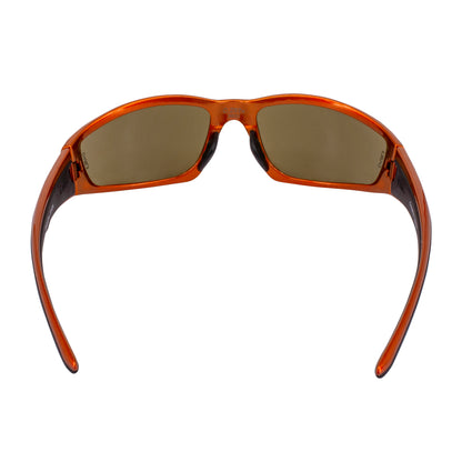 RPG Premium Safety Eyewear - Crystal Brown Frame - HD Brown Mirror Lens