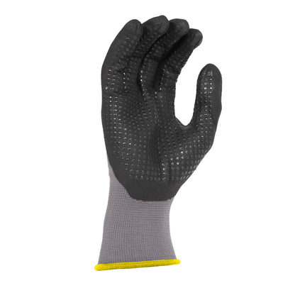 RWG12 3/4 Foam Dipped Dotted Nitrile Glove - Size L