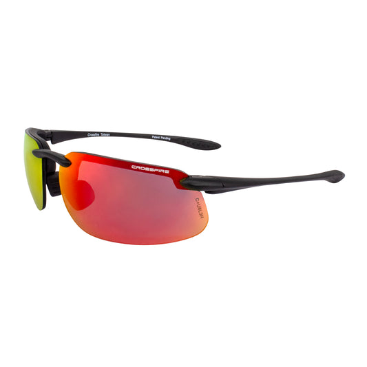 ES4 Premium Safety Eyewear - Crystal Brown Frame - HD Brown Flash Mirror Lens