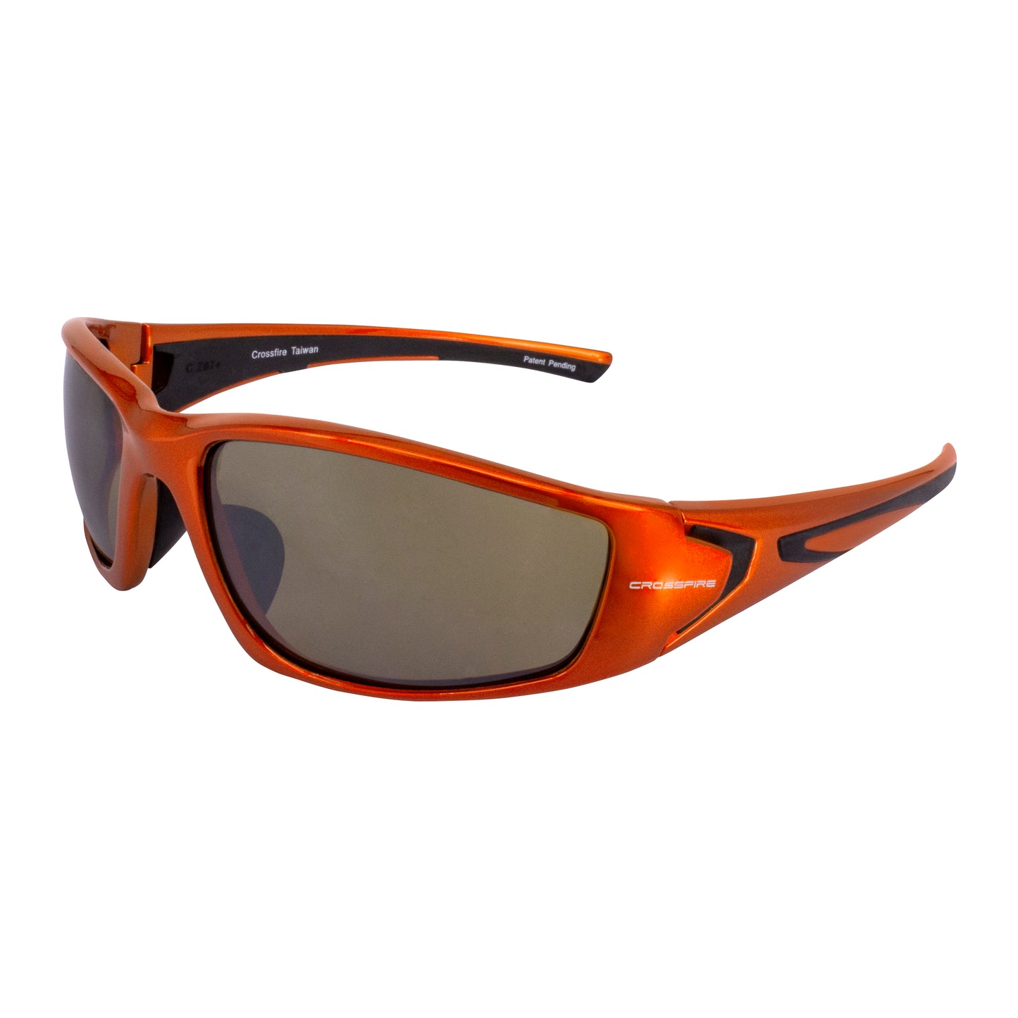 RPG Premium Safety Eyewear - Crystal Brown Frame - HD Brown Mirror Lens