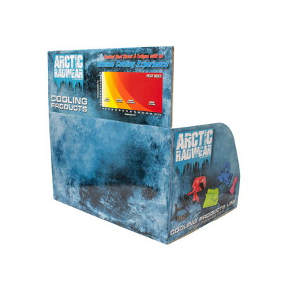 Arctic Radwear® Cooling Wrap Counter Display - 24 Blue