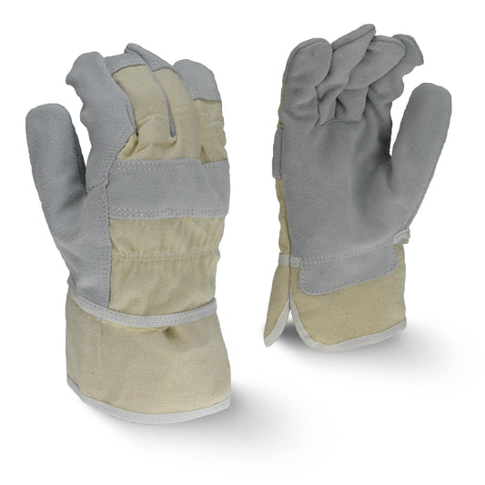 RWG3200W Regular Shoulder Gray Split Cowhide Leather Glove - Size 2X