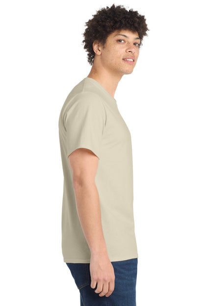 Natural Port & Company Tall Essential Tee. PC61T