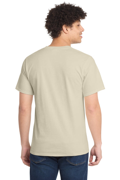 Natural Port & Company Tall Essential Tee. PC61T