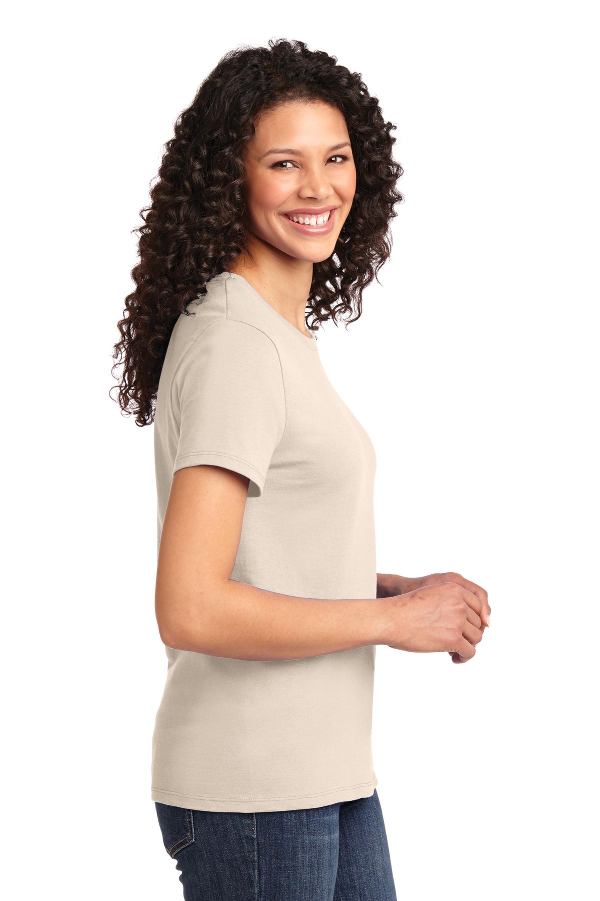 Natural Port & Company Women's Essential Tee. LPC61
