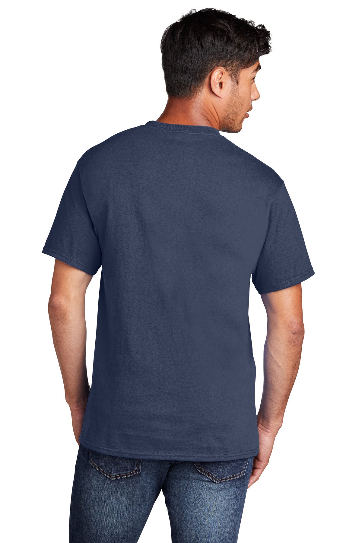 Navy Port & Company Core Cotton DTG Tee PC54DTG