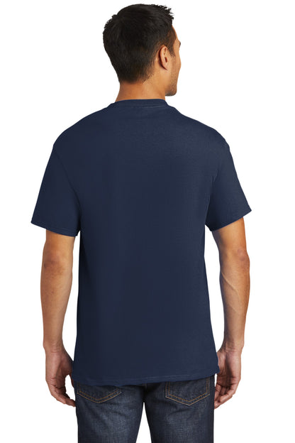 Navy Port & Company - Tall Essential Pocket Tee. PC61PT
