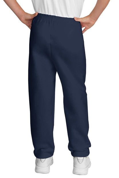 Navy Port & Company - Youth Core Fleece Sweatpant. PC90YP