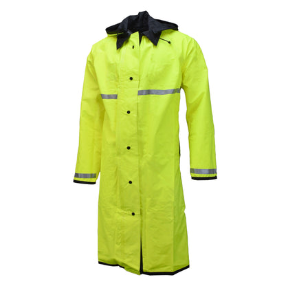 475RCH3M Duty Series Reversible Coat with 3M Reflective Taping - Hi-Vis Lime/Black - Size 4X