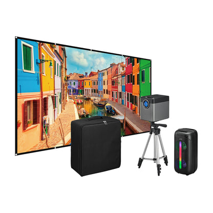 Black iLive™ Cinema Pop-Up Movie Theater Kit