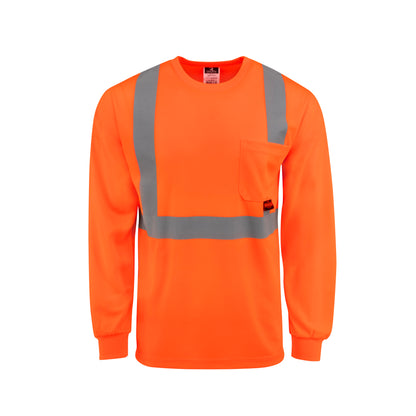 ST21-2 Class 2 Mesh Long Sleeve T-Shirt - Green - Size 2X