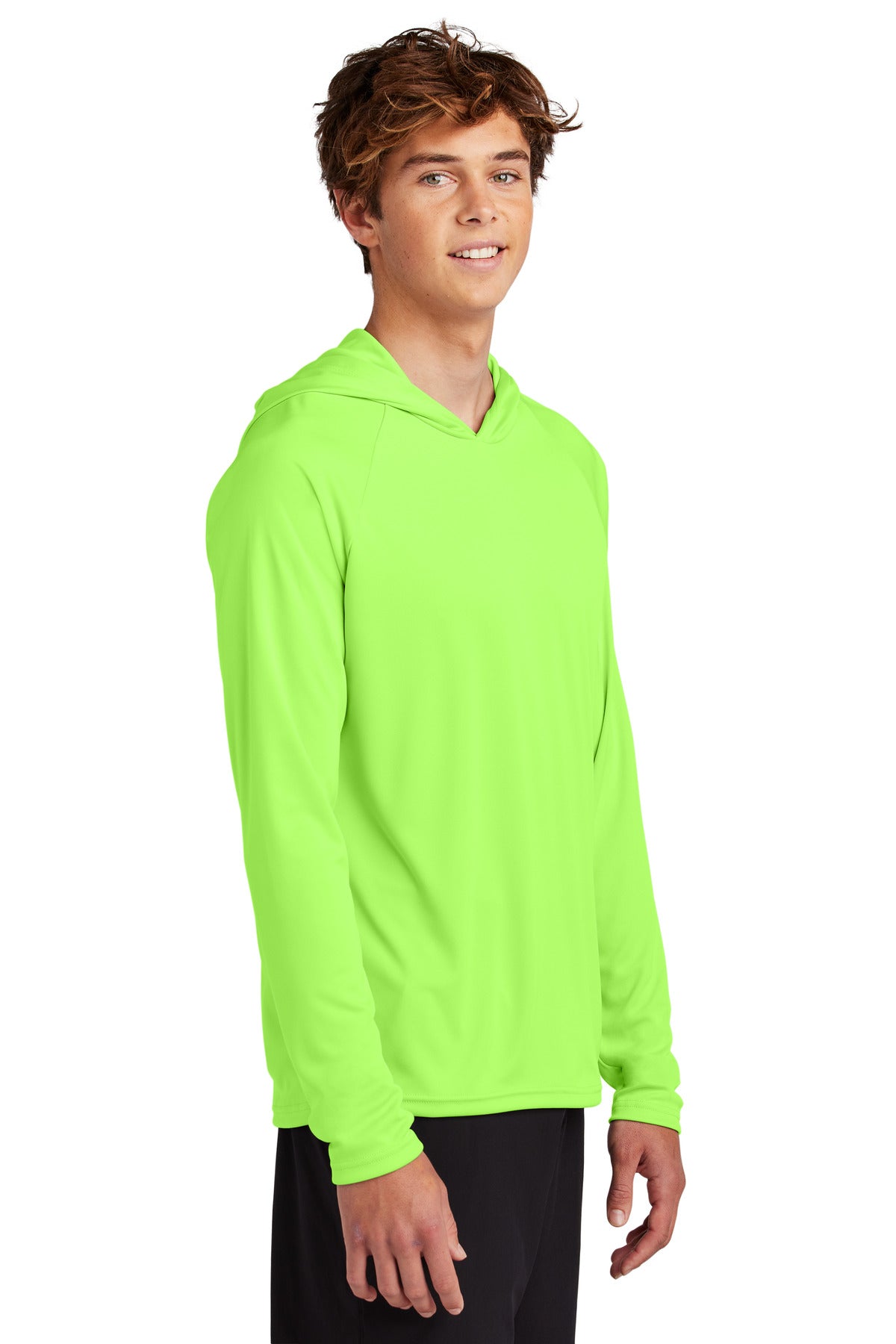 NeonGreen Port & Company Performance Pullover Hooded Tee PC380H