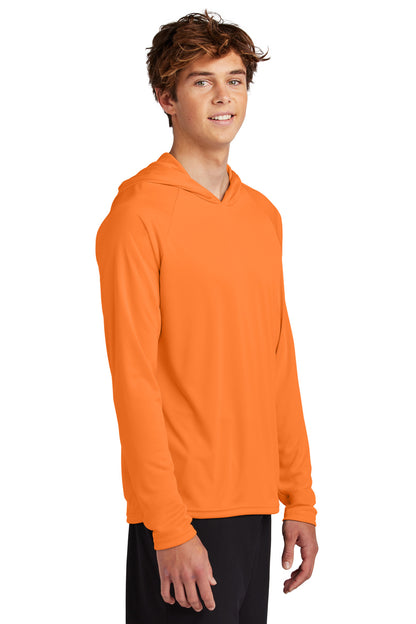 NeonOrange Port & Company Performance Pullover Hooded Tee PC380H