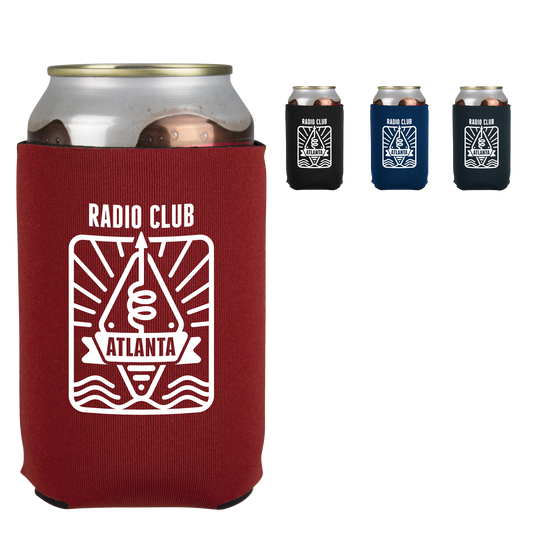 Black Neoprene Can Holder-1 Sided