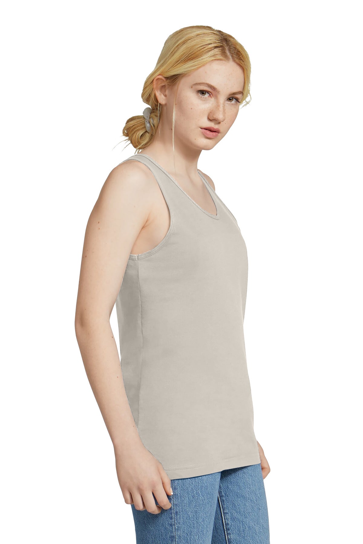 NewSilver American Apparel Fine Jersey Unisex Tank 2408