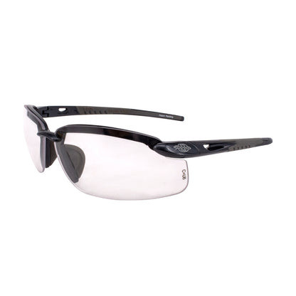 ES5 Premium Safety Eyewear - Crystal Brown Frame - Polarized Brown Lens