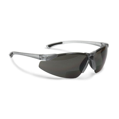 C2™ Bi-Focal Safety Eyewear - Smoke Frame - Clear Lens - 1.0 Diopter