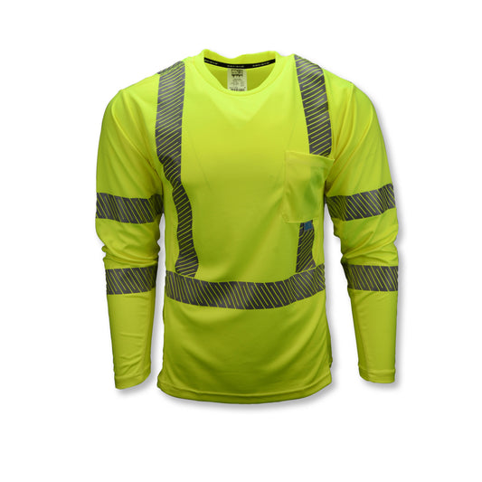 ST31-3 Long Sleeve Cooling T-Shirt - Green - Size 2X