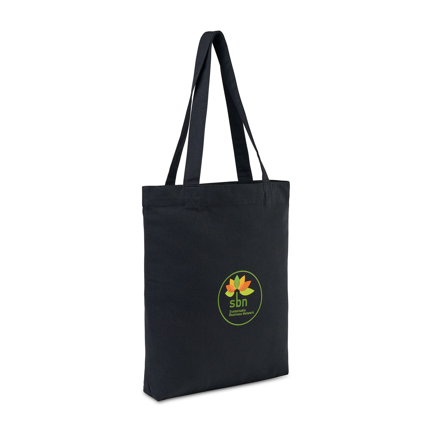 Black AWARE™ Recycled Cotton Gusset Bottom Tote