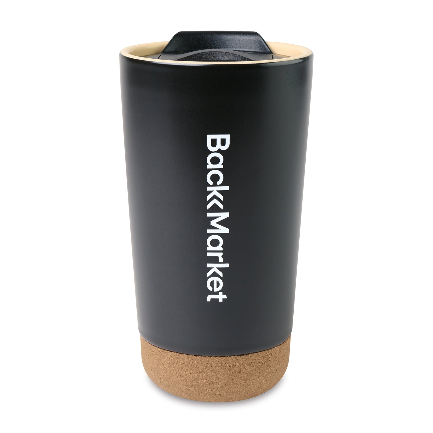Black Valo Ceramic Tumbler - 16 Oz.