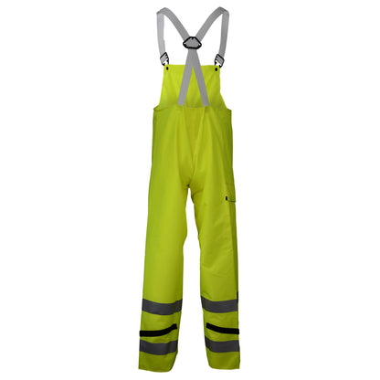 7002BTF Telcom Bib Trouser with Fly - Lime - Size 2X