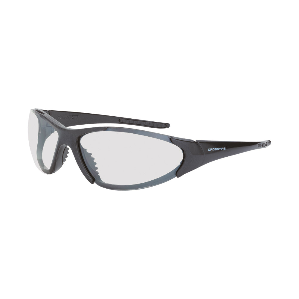 Core Premium Safety Eyewear - Shiny Black Frame - Indoor/Outdoor Lens