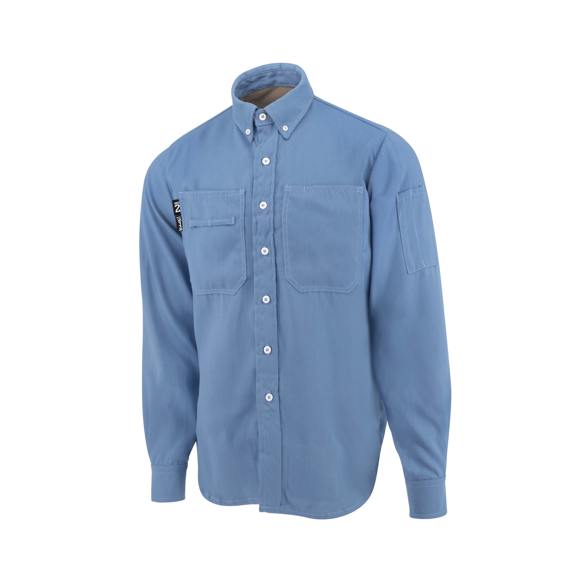 VTS5VSH Tecasafe® One 5.7 oz Vented FR Shirt - Light Blue - Size XL