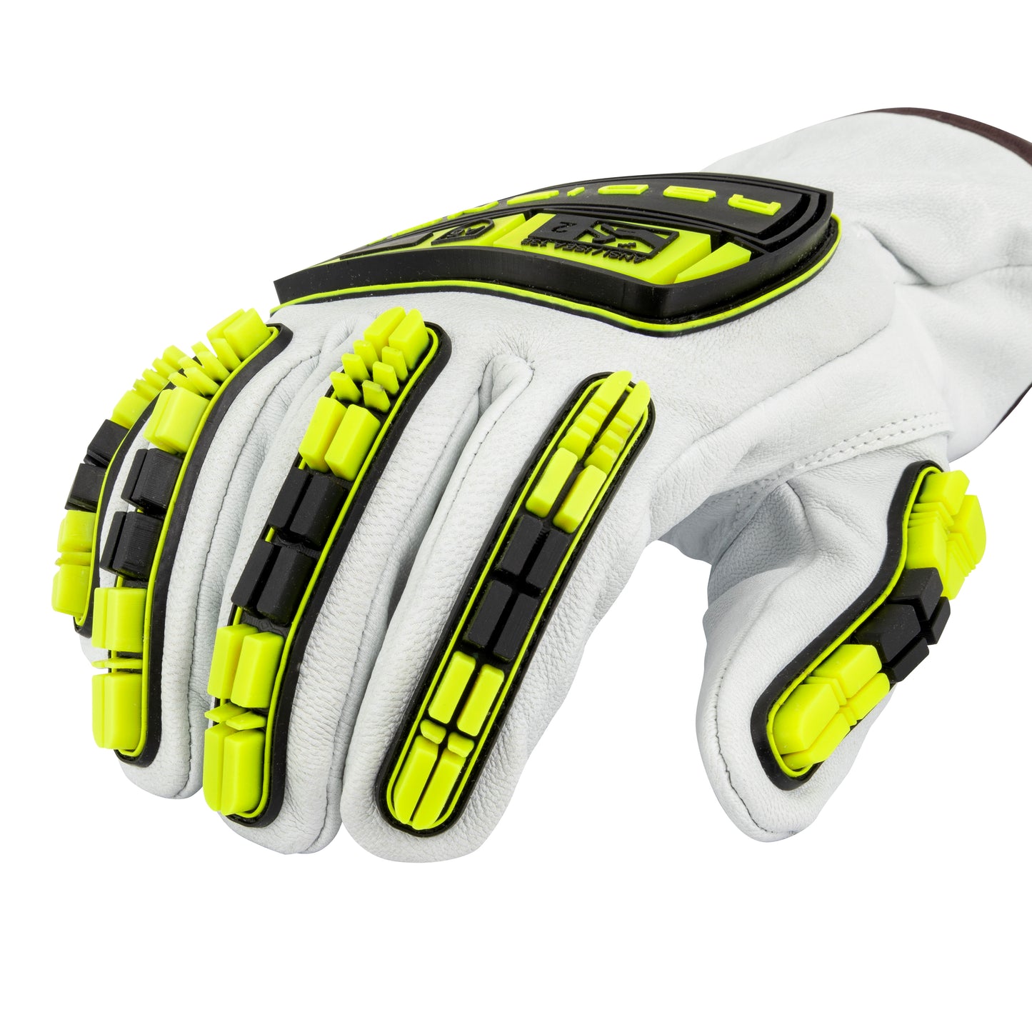 RWG86 KAMORI® Goatskin Leather HPPE Lined A6 Cut Protection Glove with TPR - Size L