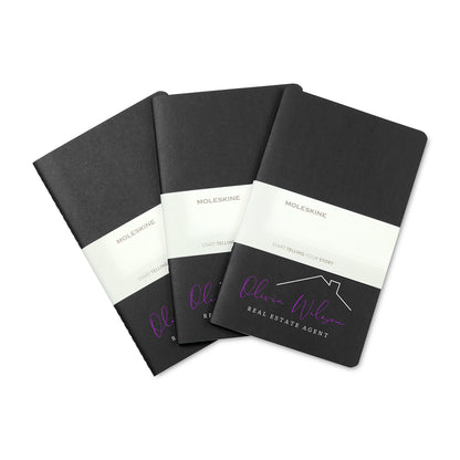 Black Moleskine® Large Cahier Gift Set