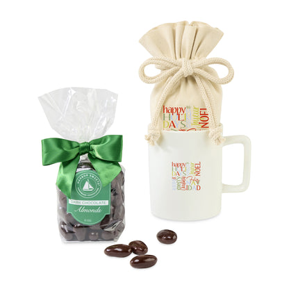 Harbor Sweets Chocolate Covered Almonds Mug Stuffer