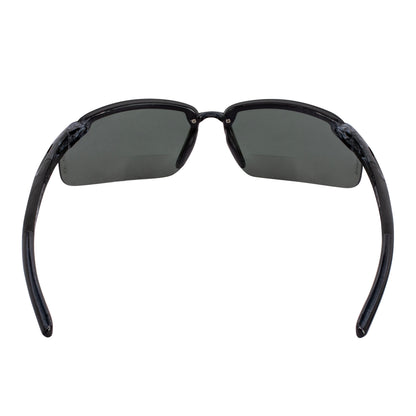 ES5 Bifocal Safety Eyewear - Crystal Brown Frame - HD Brown Lens - 1.5 Diopter
