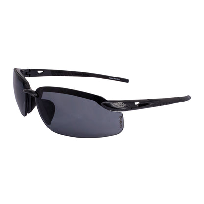ES5 Premium Safety Eyewear - Crystal Brown Frame - Polarized Brown Lens