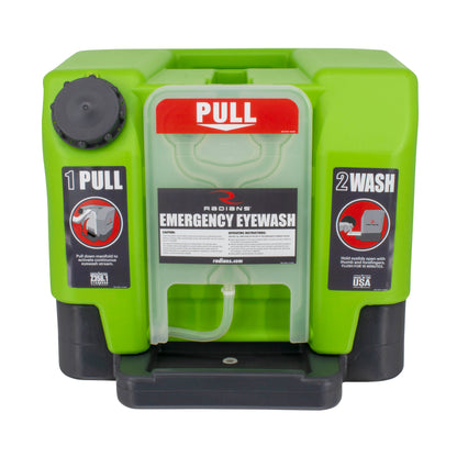 12 Gallon Emergency Eyewash Station - English