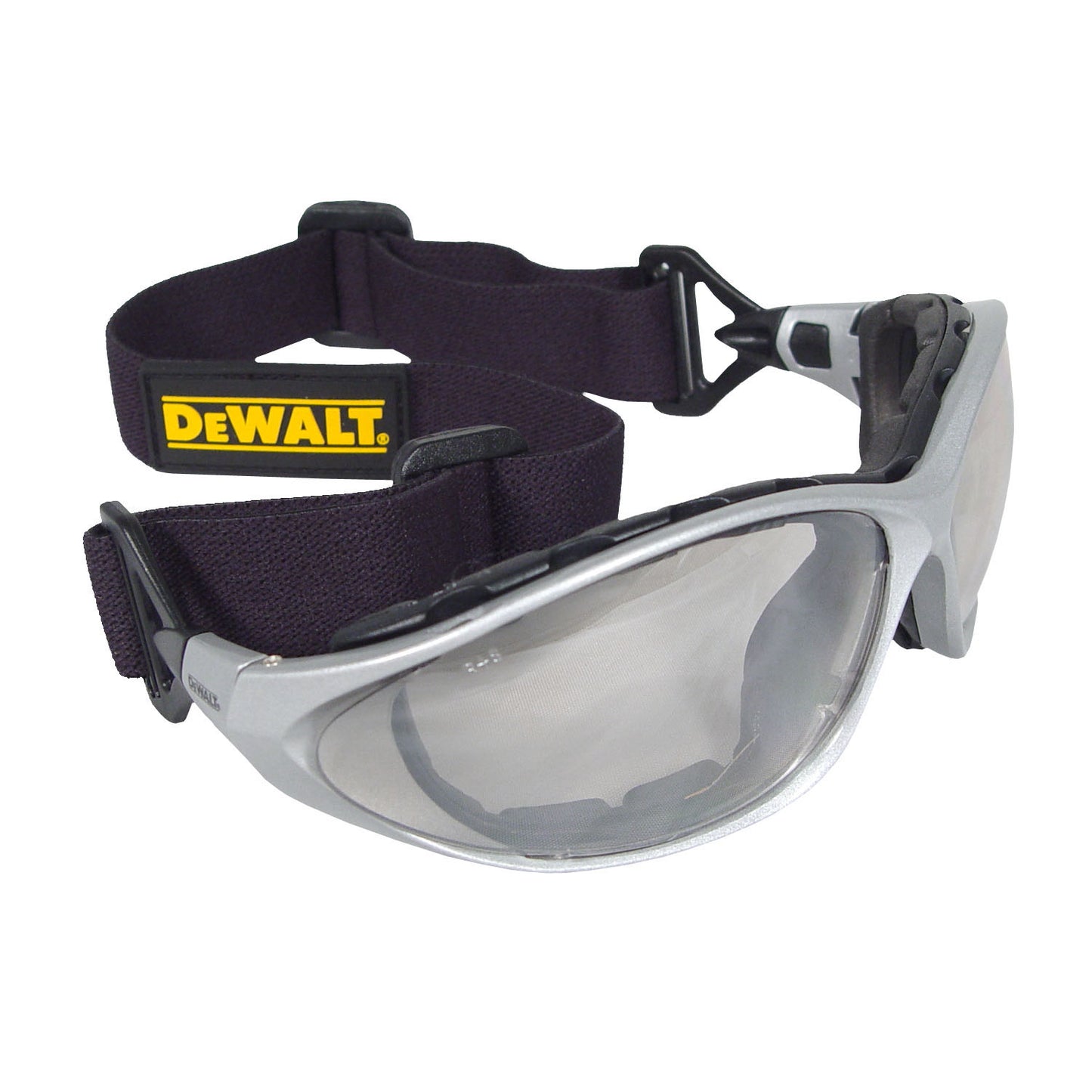 DPG95 Framework™ Protective Eyewear - Silver Frame - Clear Anti-Fog Lens