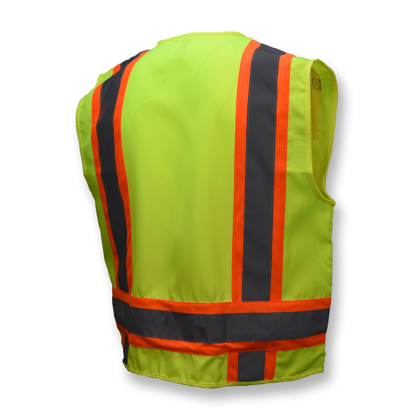 SV62 Type R Class 2 Surveyor Heavy Duty Solid Twill Safety Vest - Green - Size 2X