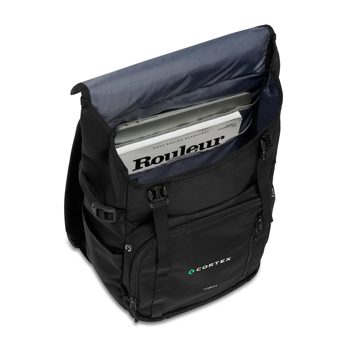 Jet Black Timbuk2 City Compass Tech Flap Pack