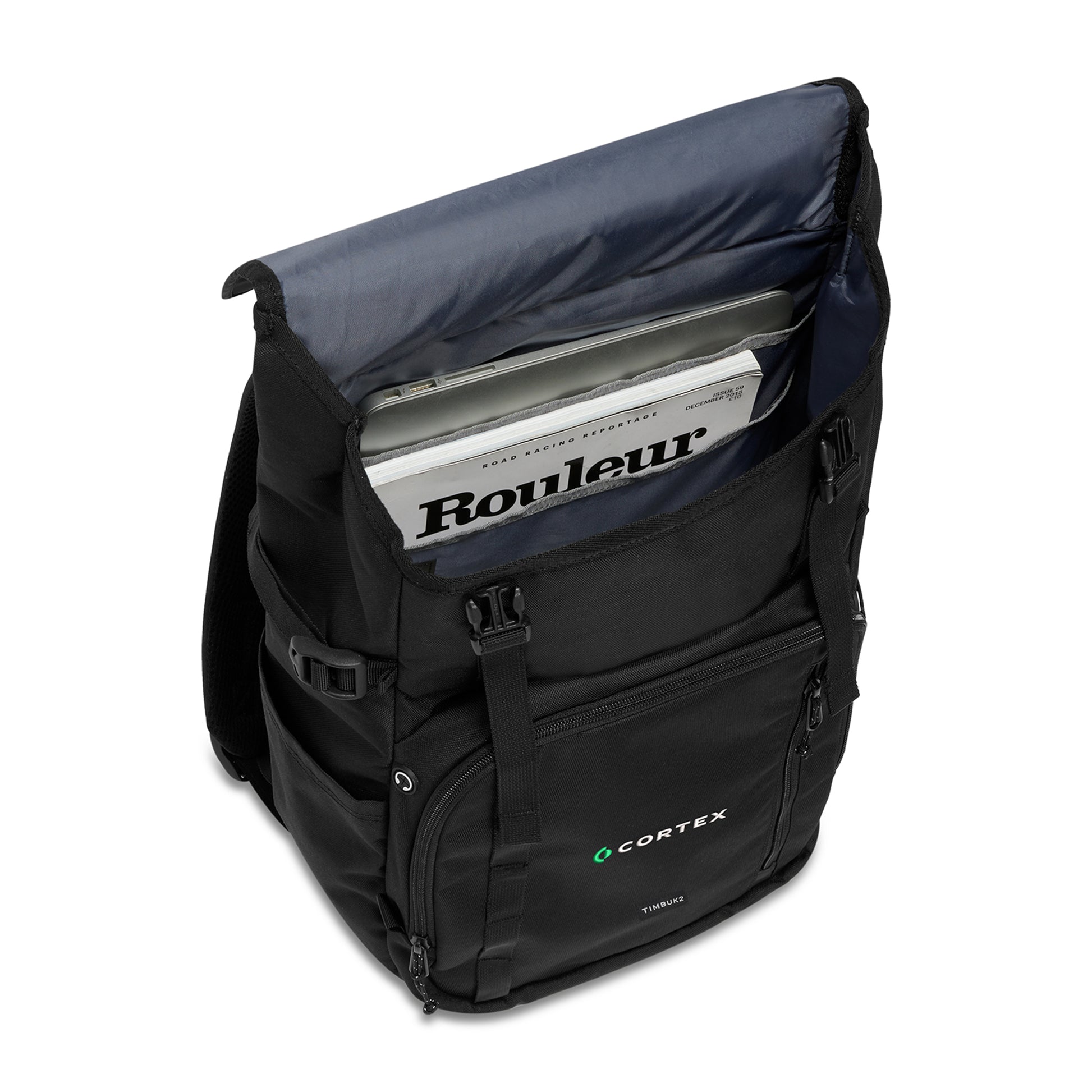 Jet Black Timbuk2 City Compass Tech Flap Pack