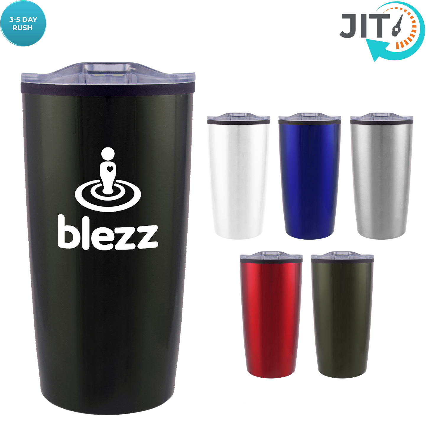 Black Odin Light 16oz Tumbler Stainless Os/ Pp Inside