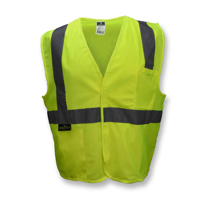 SV2 Economy Type R Class 2 Solid Safety Vest - Green - Size 2X