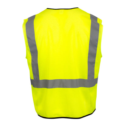 SV54B Color-Blocked Vest - Hi-Vis Green - Size 2X