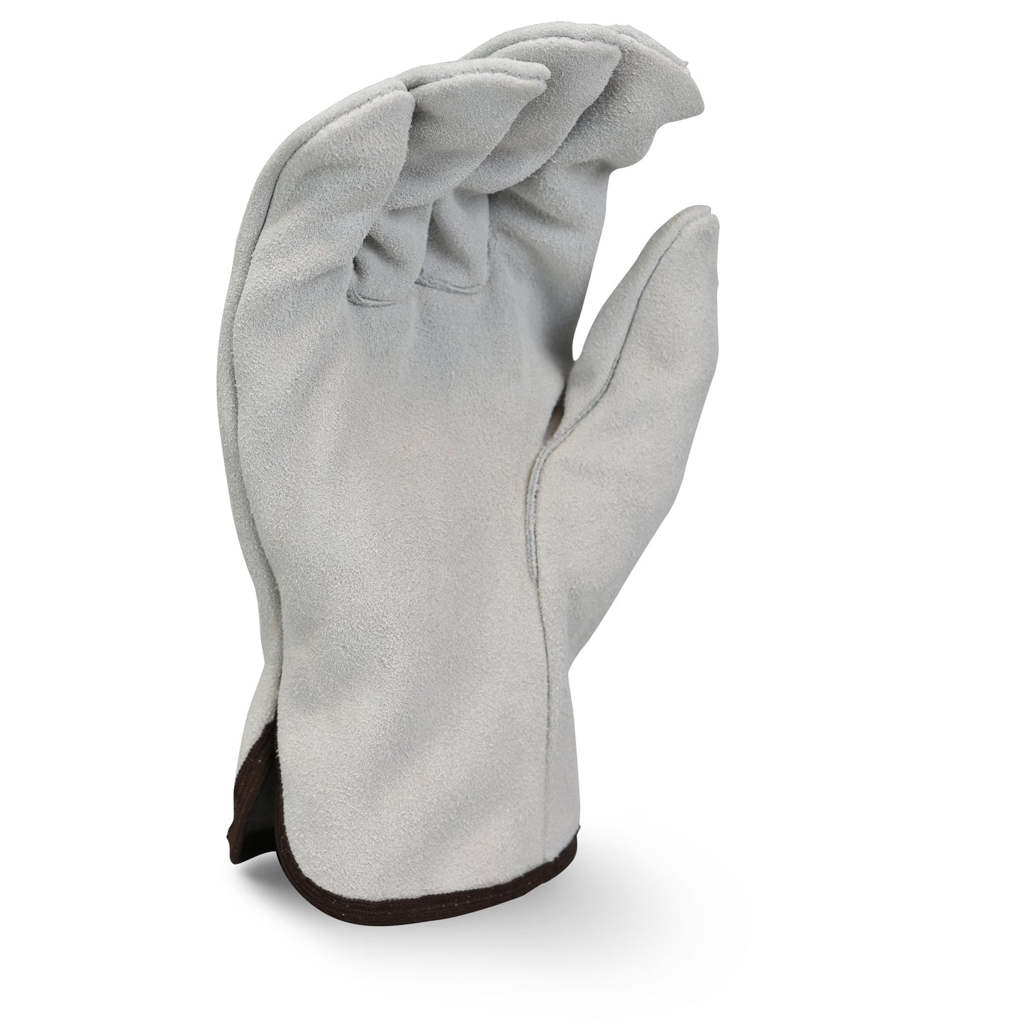 RWG4010 Economy Gray Split Cowhide Leather Driver - Size L